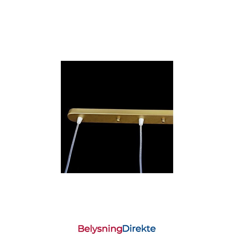 Bronse Anheng Med Tre Lys Mønster Glassskjerm Europeisk Retro Klassisk