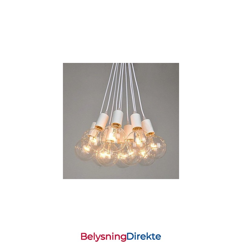 Landlig Maling Metalllysekrone