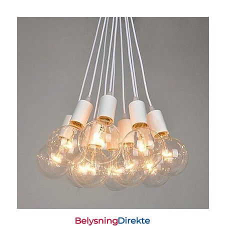 Landlig Maling Metalllysekrone