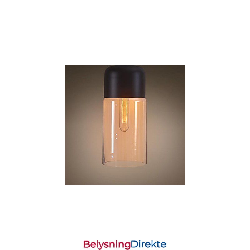 Westmenlights Elegant Flaskeskjerm Diy Taklampe Glass Pendelbelysning Edison Pære Hjem