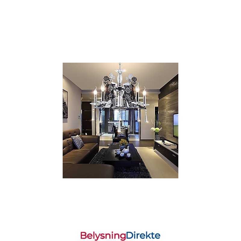 Lysekrone Moderne Samtids Metall