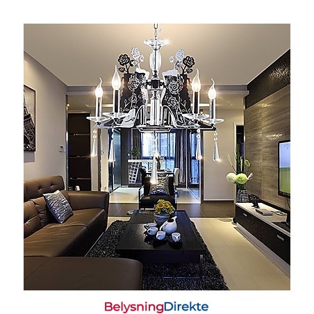Lysekrone Moderne Samtids Metall