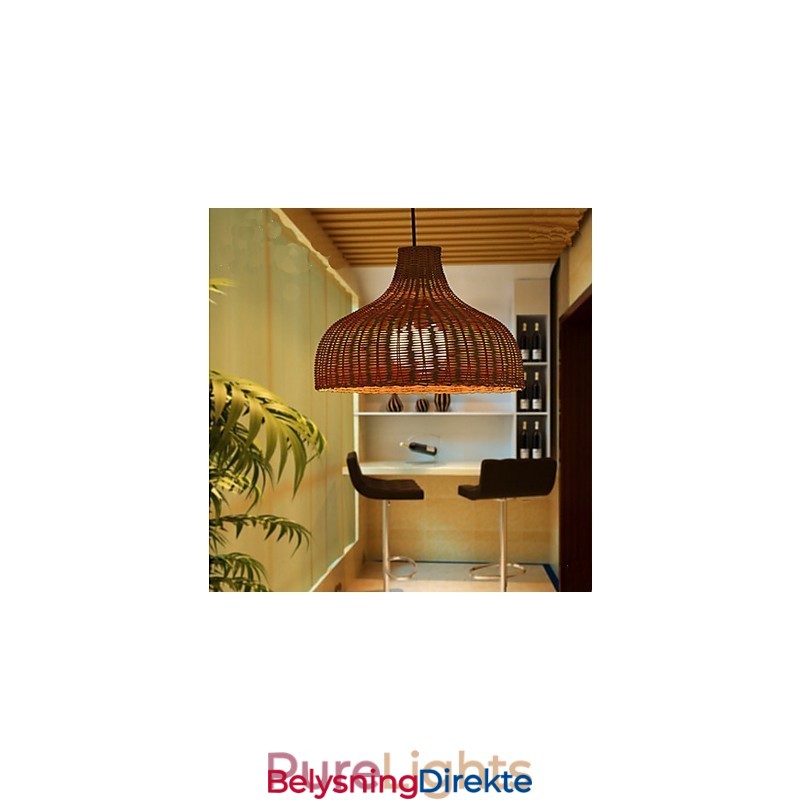 To Ri Creative Simple Single Head Bambus Lysekrone