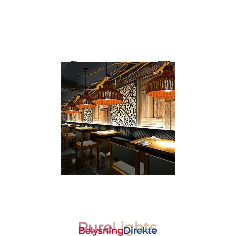 To Ri Creative Simple Single Head Bambus Lysekrone