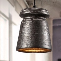 Personlighet Retro Keramisk Hengende Tehus Lysekrone Lampe