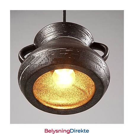 Personlighet Retro Keramisk Hengende Tehus Lysekrone Lampe