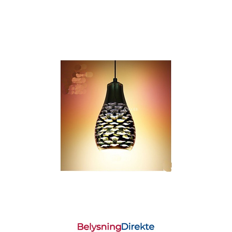 Enkelt Bord 3D Glass Kreativt Anheng