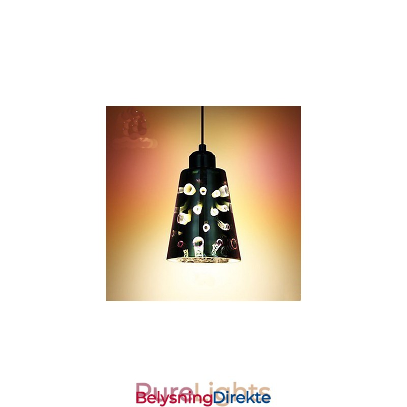 Enkelt Bord 3D Glass Kreativt Anheng