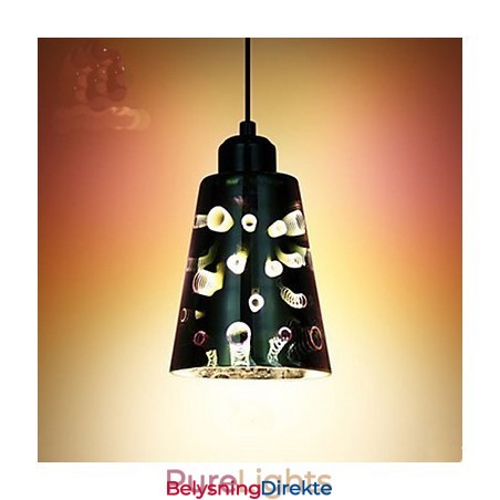 Enkelt Bord 3D Glass Kreativt Anheng