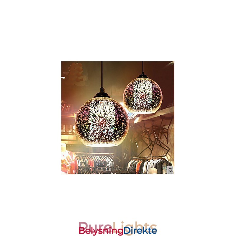 Enkelt Bord 3D Glass Kreativt Anheng