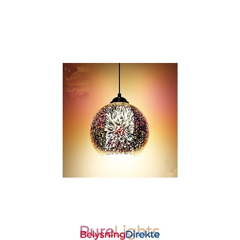 Enkelt Bord 3D Glass Kreativt Anheng