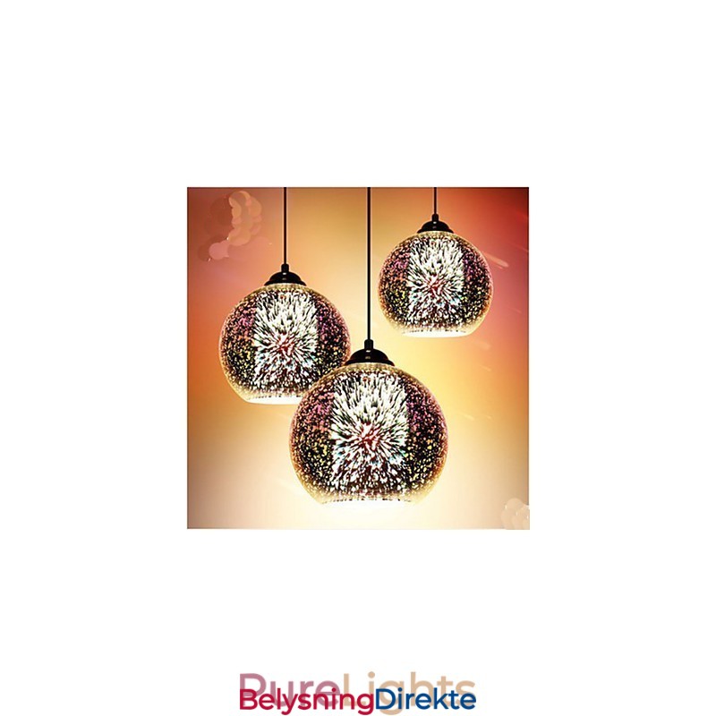 Enkelt Bord 3D Glass Kreativt Anheng