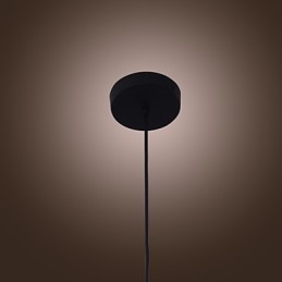 70W Moderne Glasspendellampe I Gjennomsiktig Flaskedesign