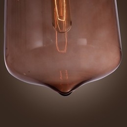 70W Moderne Glasspendellampe I Gjennomsiktig Flaskedesign