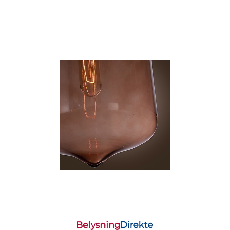 70W Moderne Glasspendellampe I Gjennomsiktig Flaskedesign