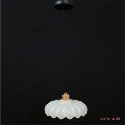 Kreativ Retro Gammel Shanghai Blomsterloungelysekrone I Glass