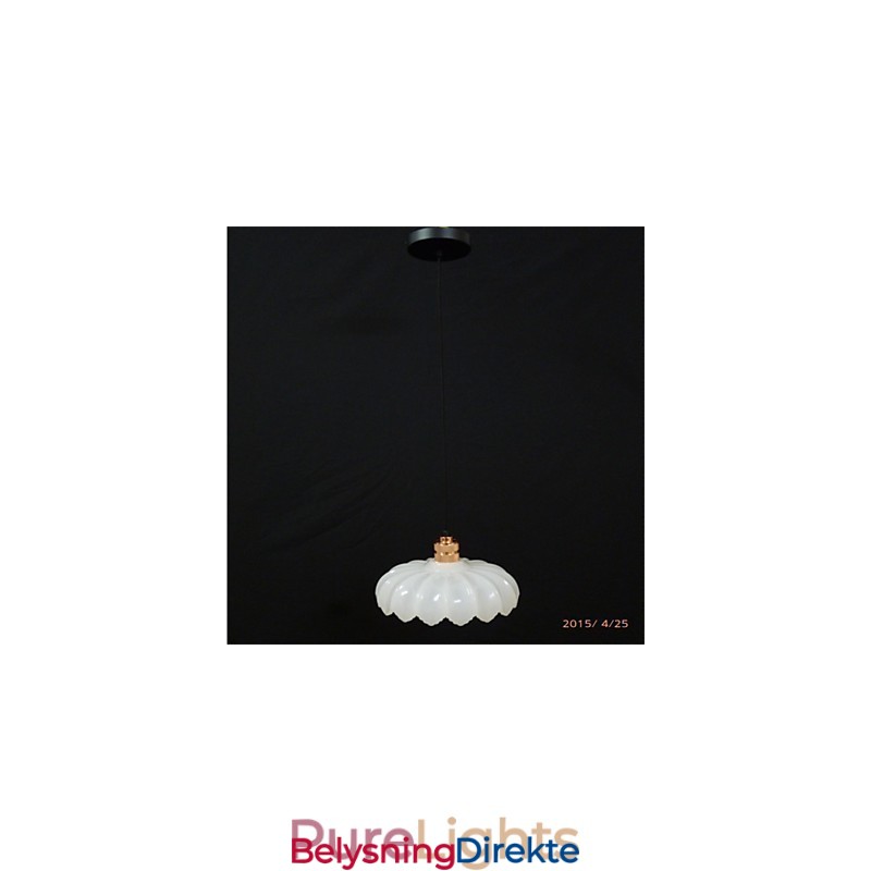 Kreativ Retro Gammel Shanghai Blomsterloungelysekrone I Glass