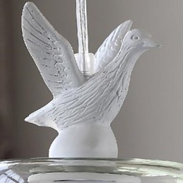 Enkelthodede Andunger Fugler Glass Lysekrone Måltider Lysekrone