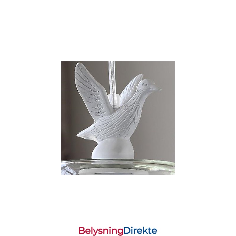 Enkelthodede Andunger Fugler Glass Lysekrone Måltider Lysekrone