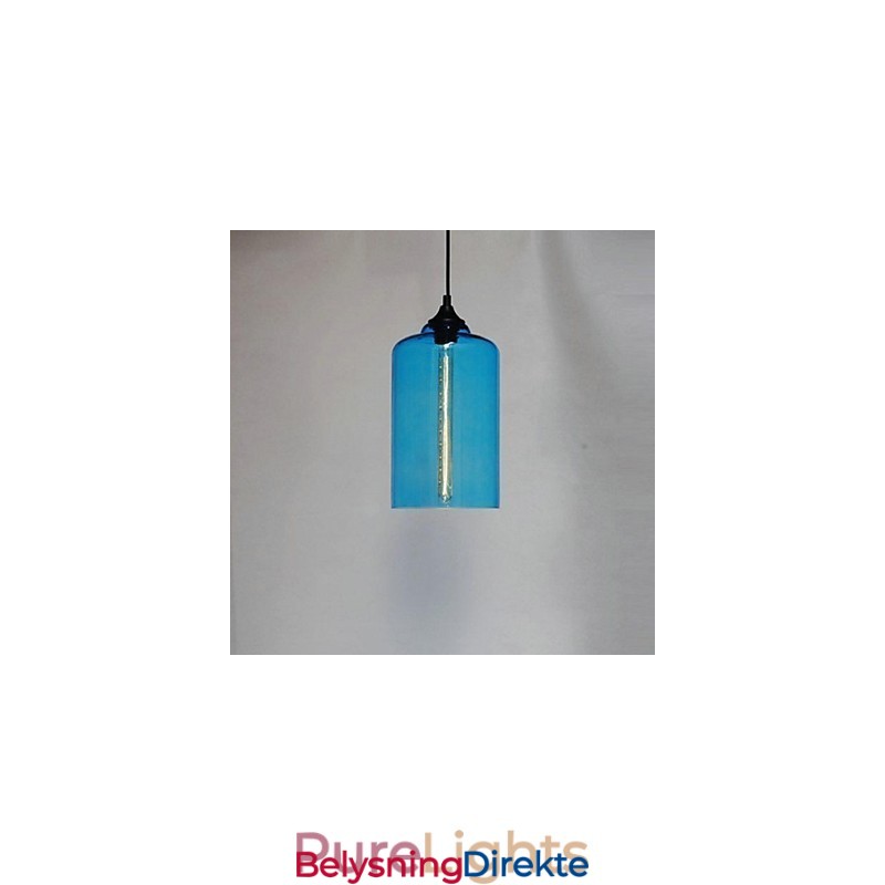 Flaskedesign Pendellampe Med 1 Lys, Konsis Jernmaling