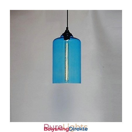 Flaskedesign Pendellampe Med 1 Lys, Konsis Jernmaling