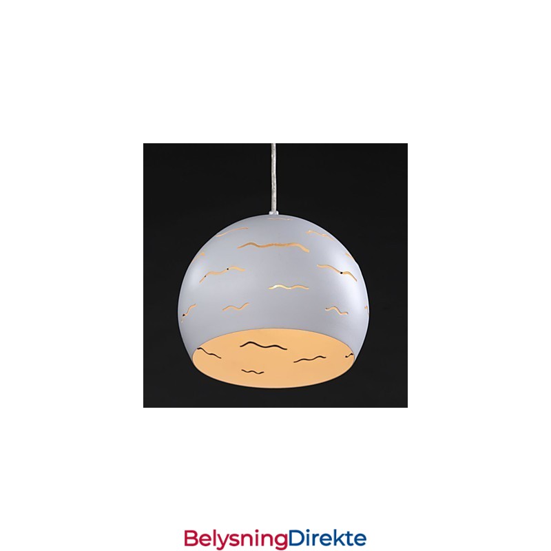 Enkel, Moderne Kreativ Belysning Av Ekte Hvitt Jern