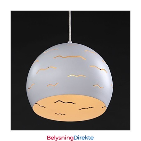 Enkel, Moderne Kreativ Belysning Av Ekte Hvitt Jern