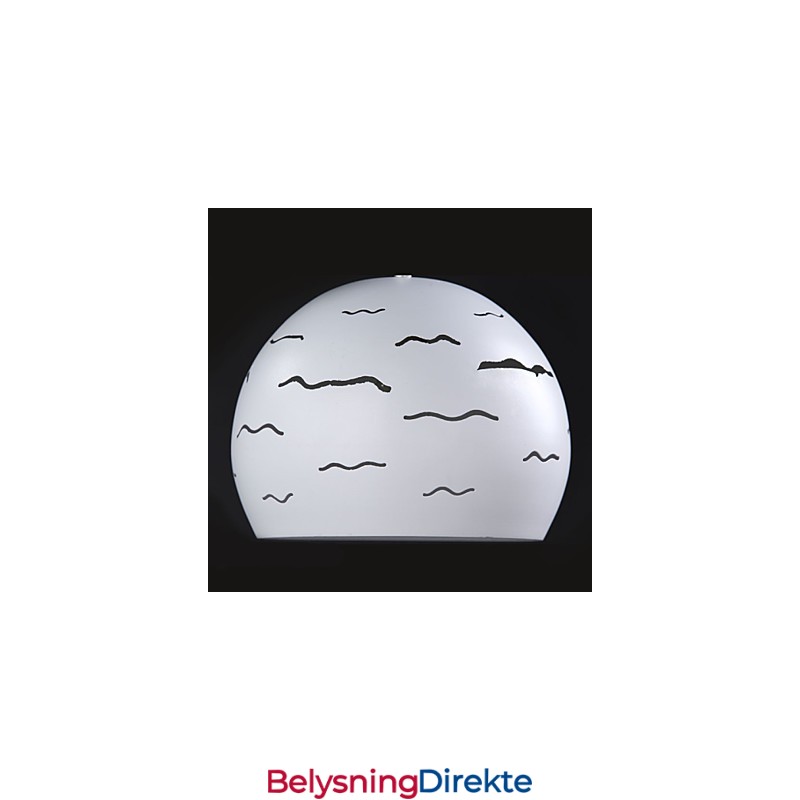 Enkel, Moderne Kreativ Belysning Av Ekte Hvitt Jern