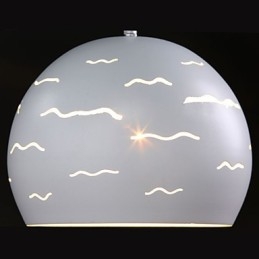 Enkel, Moderne Kreativ Belysning Av Ekte Hvitt Jern