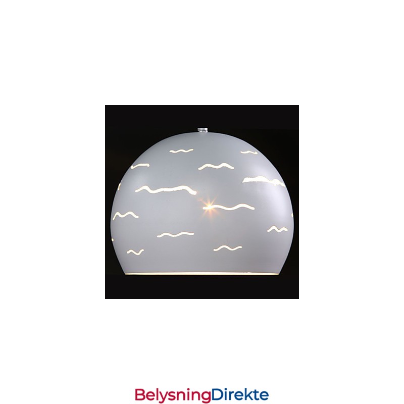 Enkel, Moderne Kreativ Belysning Av Ekte Hvitt Jern