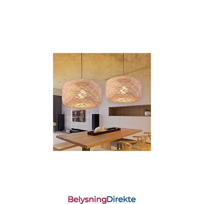 Europeisk Motelysekrone Moderne Minimalistisk Hjemmelysekrone Med Rottingkuler