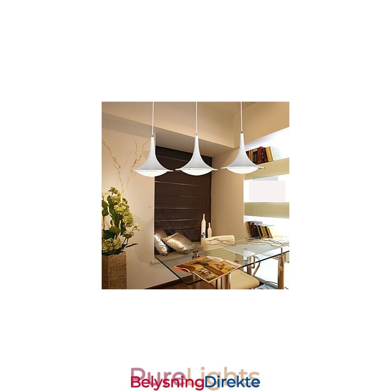 1 Pendellamper Droplight Akryl Lysekrone