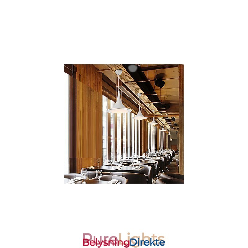 1 Pendellamper Droplight Akryl Lysekrone