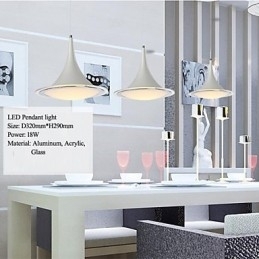 1 Pendellamper Droplight Akryl Lysekrone