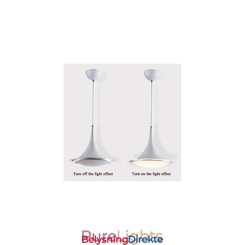 1 Pendellamper Droplight Akryl Lysekrone