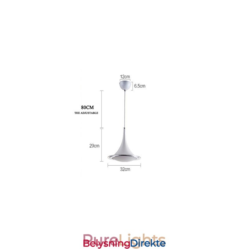 1 Pendellamper Droplight Akryl Lysekrone