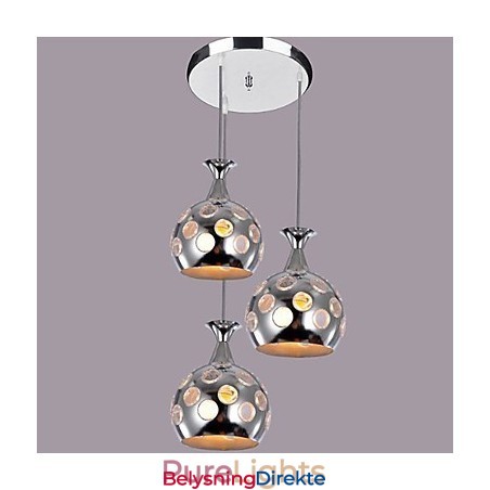 Moderne Og Moderne Pendellampe I Ministil Med Elektrisk Belegg