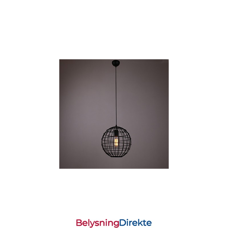 Mini Pendellampe Med Sfærisk Form, 1 Lys, Maling, Prosessering