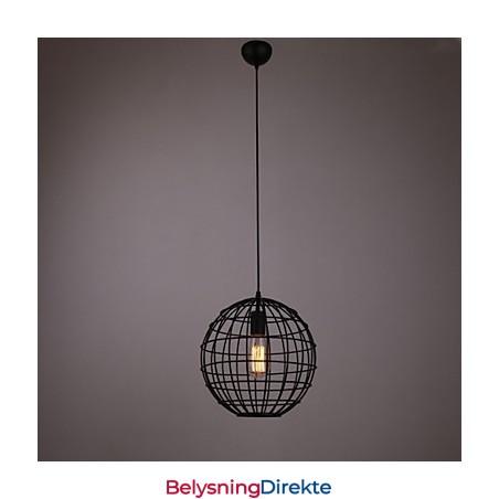 Mini Pendellampe Med Sfærisk Form, 1 Lys, Maling, Prosessering