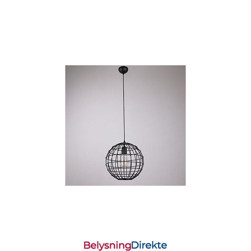 Mini Pendellampe Med Sfærisk Form, 1 Lys, Maling, Prosessering