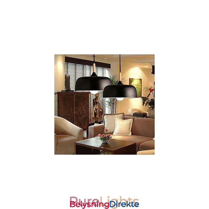 Landlig Maling Metall Pendellampe