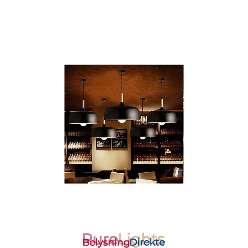 Landlig Maling Metall Pendellampe