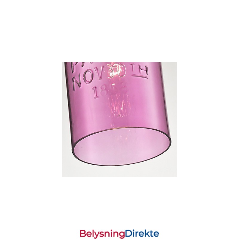 Moderne Glasspendellampe Med 1 Lys I Gjennomsiktig Bobledesign