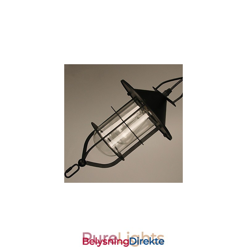 Retro Mini-Stil Maleri Metall Pendellampe