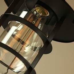 Retro Mini-Stil Maleri Metall Pendellampe