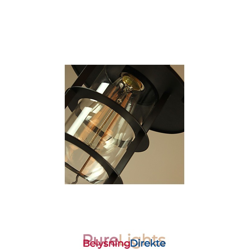 Retro Mini-Stil Maleri Metall Pendellampe