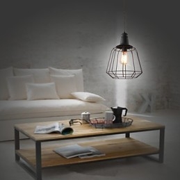 Rustikk Hytte Retro Landlig Mini-Stil Maleri Metall Pendellampe Garasje