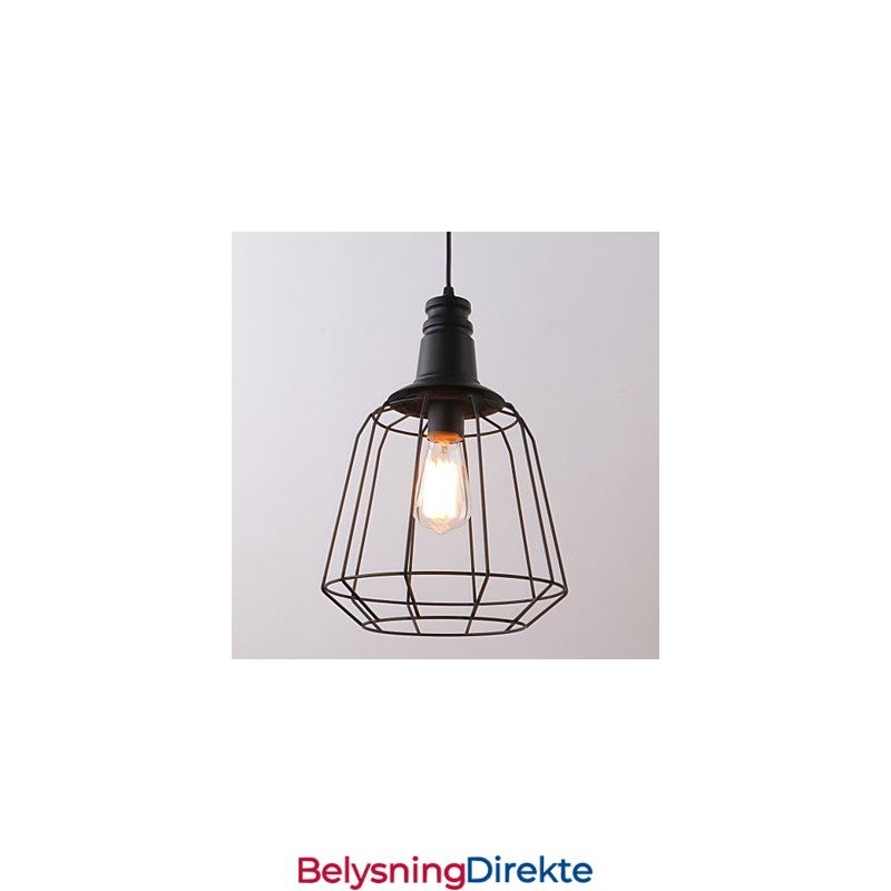 Rustikk Hytte Retro Landlig Mini-Stil Maleri Metall Pendellampe Garasje