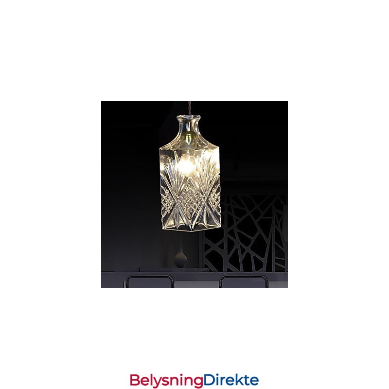 Moderne, Moderne Krystallmetallpendellampe