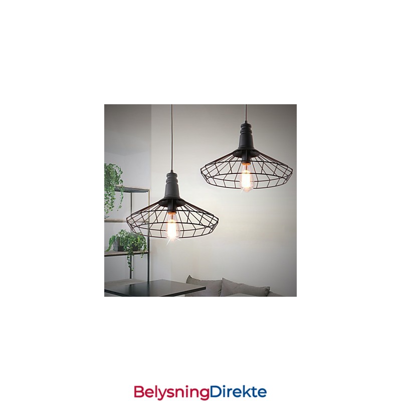 Rustikk Hytte Retro Landlig Mini-Stil Maleri Metall Pendellampe Garasje